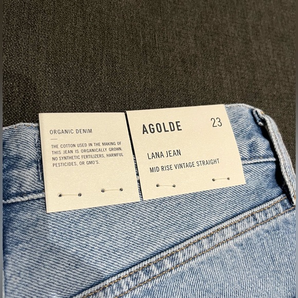 New Agolde Lana Jean in Riptide - Picture 7 of 10